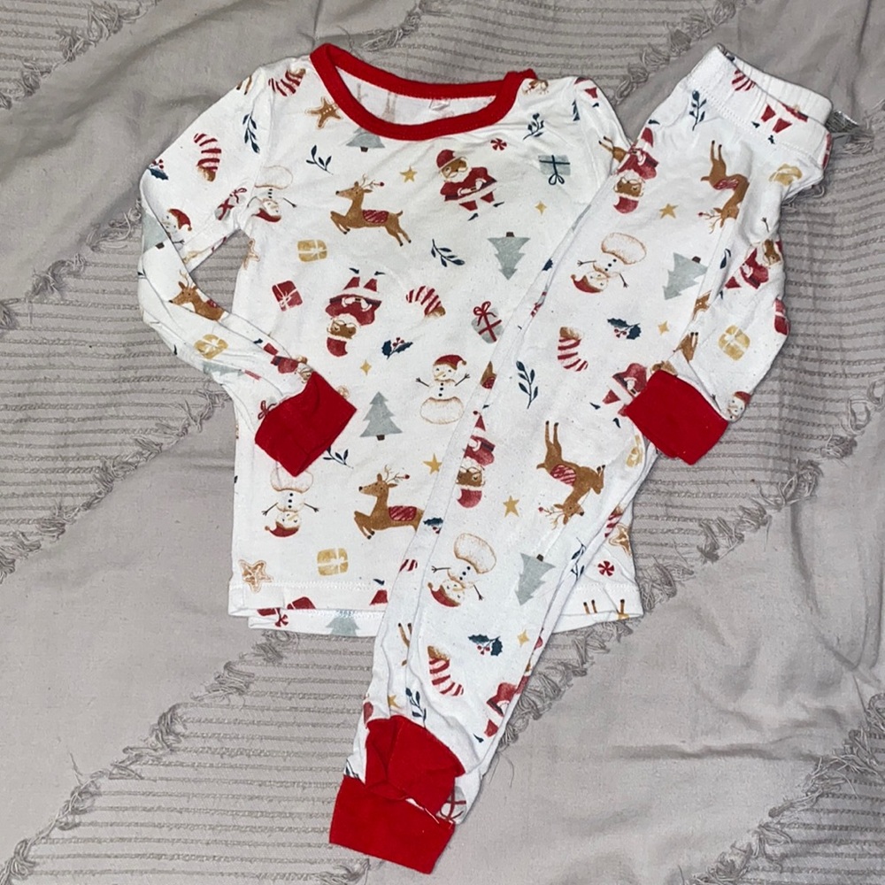 Christmas pajamas 18m